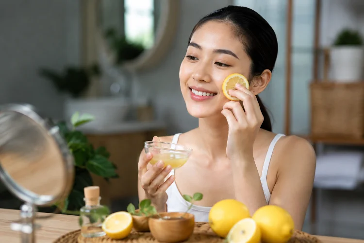 Lemon untuk Mencerahkan dan Mengurangi Noda Hitam