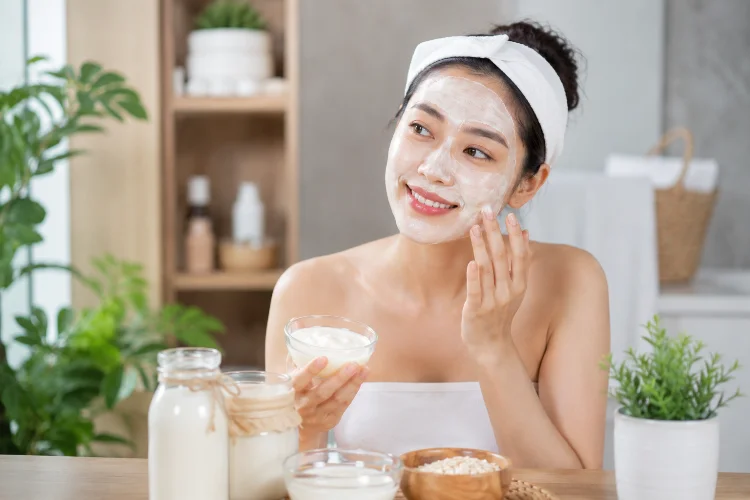 Yoghurt untuk Eksfoliasi Alami